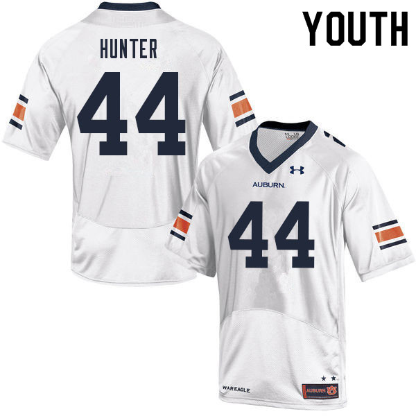 Auburn Tigers Youth Lee Hunter #44 White Under Armour Stitched College 2021 NCAA Authentic Football Jersey DHH4774TM